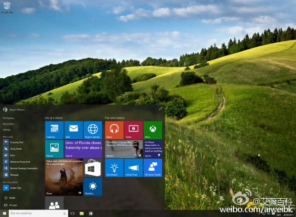 Windows 10 Build 10074开始菜单开启Aero特效（毛玻璃透明效果）的方法