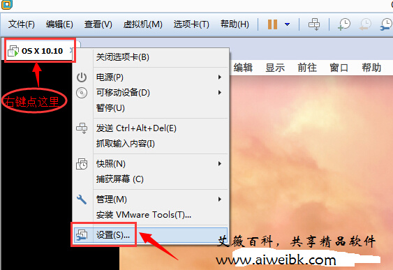 VMware11虚拟机里的苹果系统