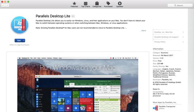 Parallels Desktop Lite虚拟主机精简版-在 Mac 安装双系统最佳解决方案