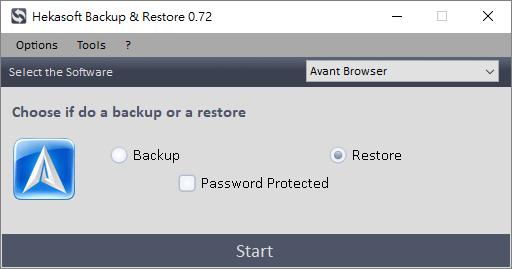 备份/还原浏览器设置(Hekasoft Backup & Restore)-浏览器备份、还原与移转专用工具