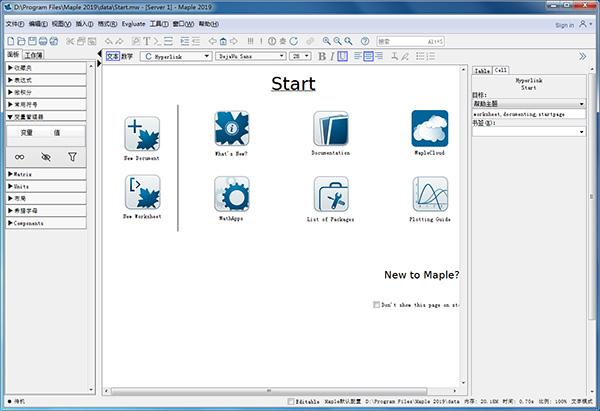 Maplesoft Maple 2019中文破解版(附激活破解补丁)