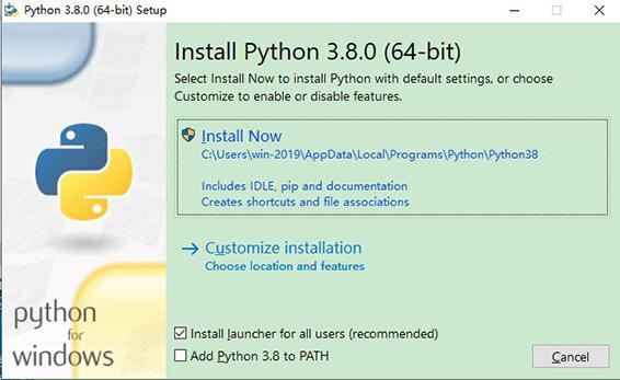 Python3.8.0 for windows免费正式版(附安装教程)