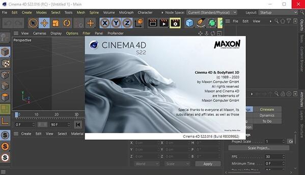 CINEMA 4D(C4D) S22中文破解版