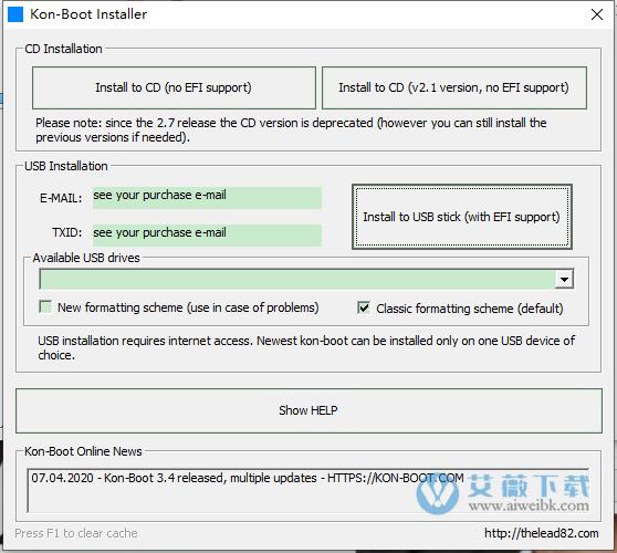 Kon-Boot绕过win10密码工具 v2.7