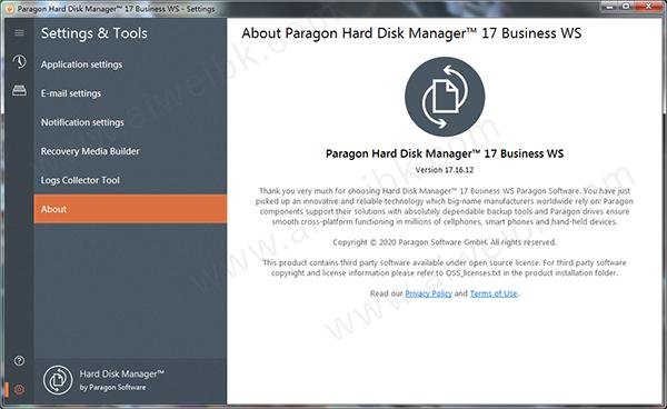 Paragon Hard Disk Manager 17 Business破解版 v17.16.12