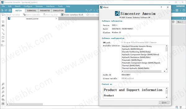 siemens simcenter amesim 2020破解版 v2020.1.0