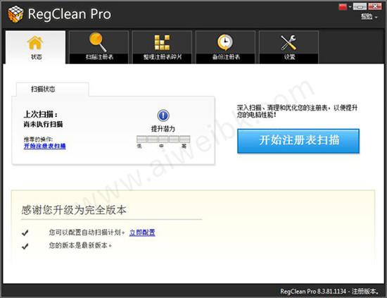 Regclean Pro中文破解版 v8.3