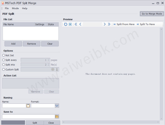 MSTech PDF Split Merge(PDF文件合并分割软件)破解版 v1.1.12.360