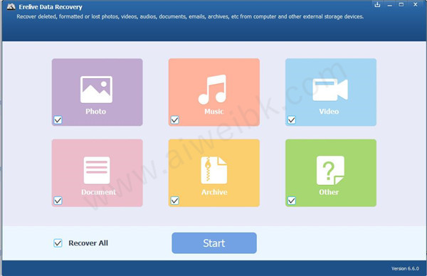 Erelive Data Recovery破解版 v6.6.0.0