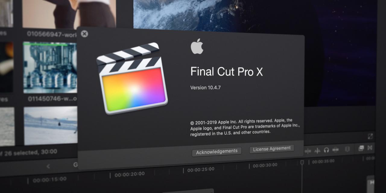 苹果视频剪辑软件 Final Cut Pro X v10.4.10 for Mac 破解版